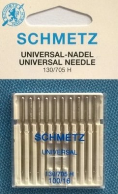 SCHMETZ AGHI UNIVERSALI NO. 100 - SCHMETZ UNIVERSAL NADELN NR. 100